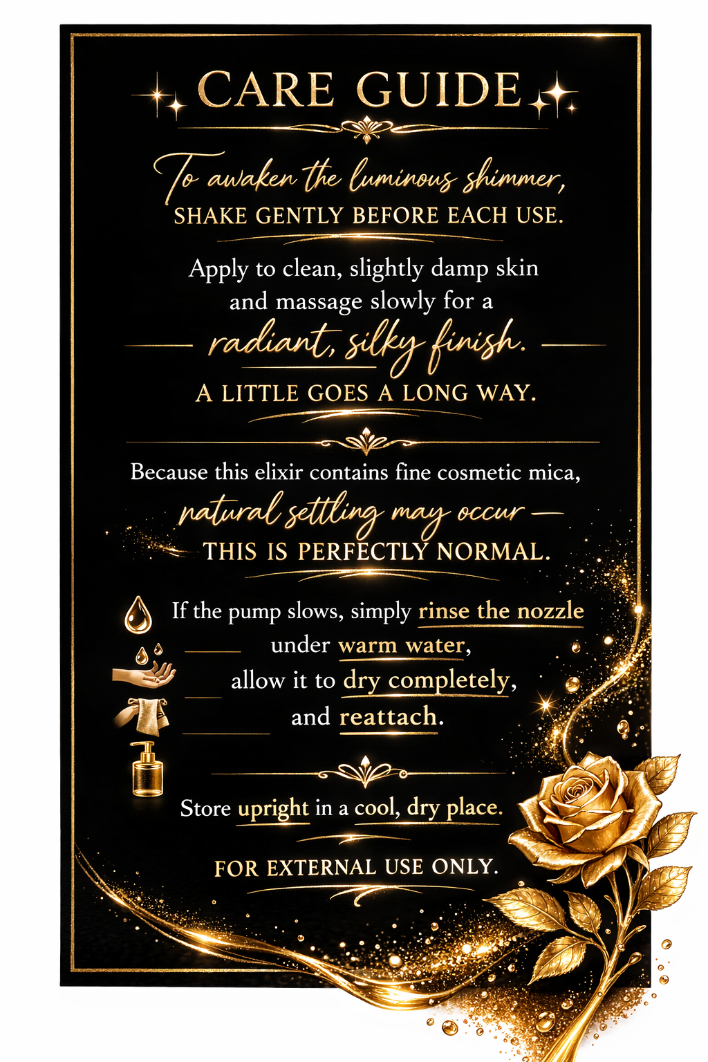 Golden Glow Luxury Body Oil - 200ml